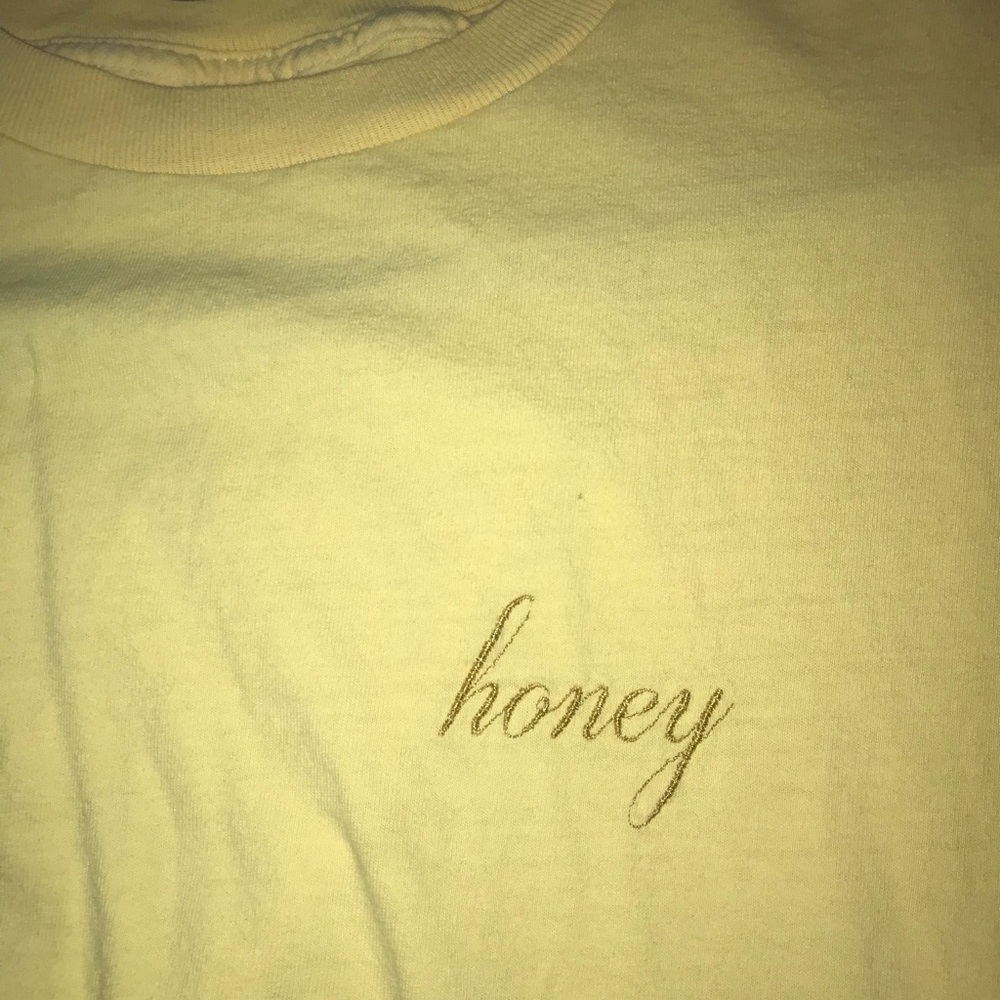 Brandy Melville yellow honey shirt